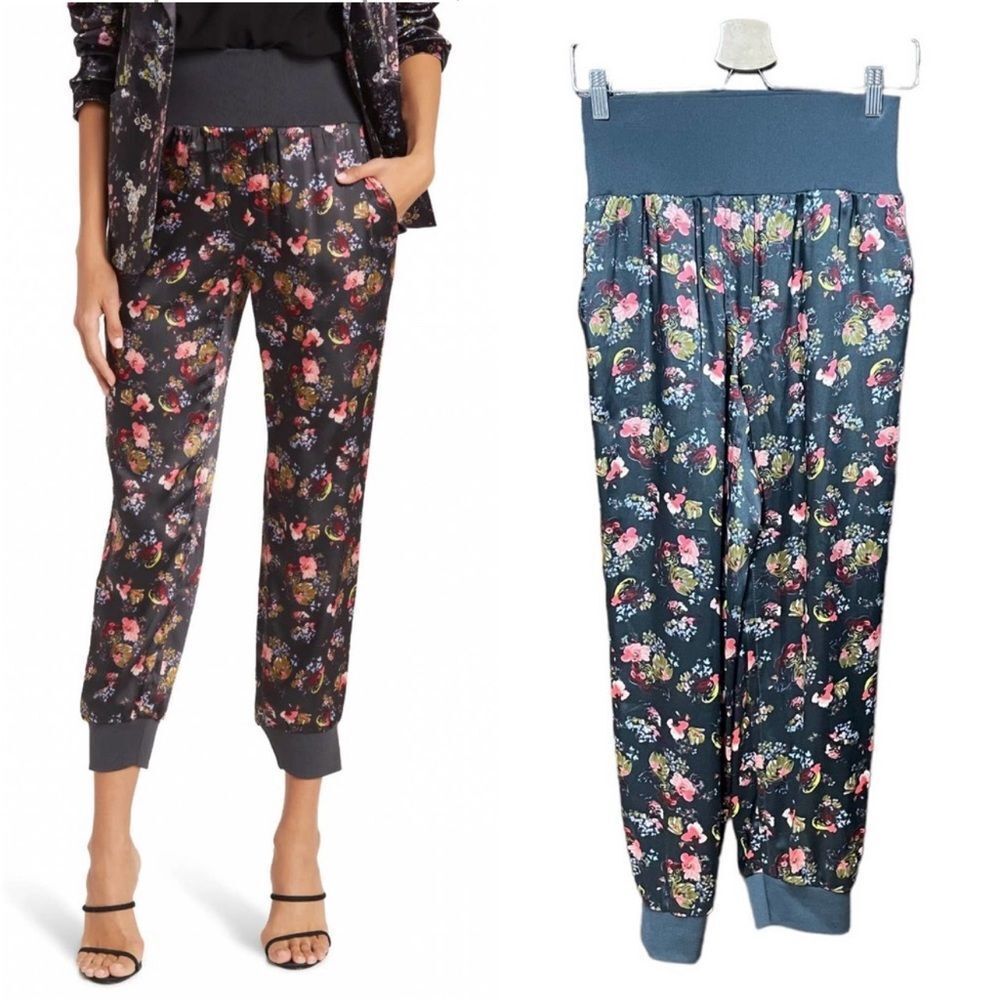 Cinq à Sept Floral Track Pants - Multicolor